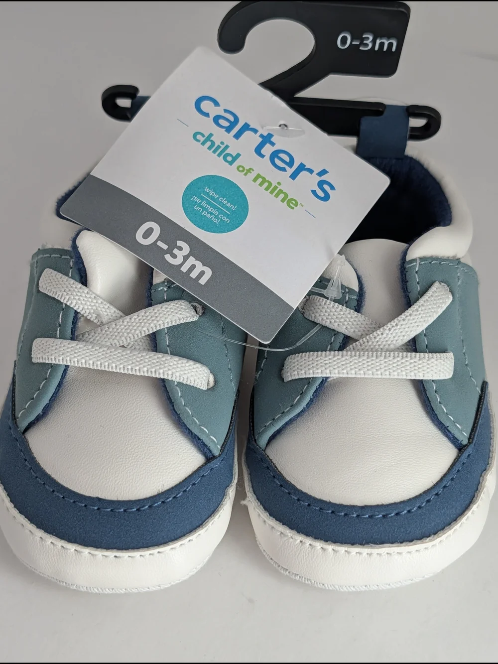 Carter's Blue & White Shoes
